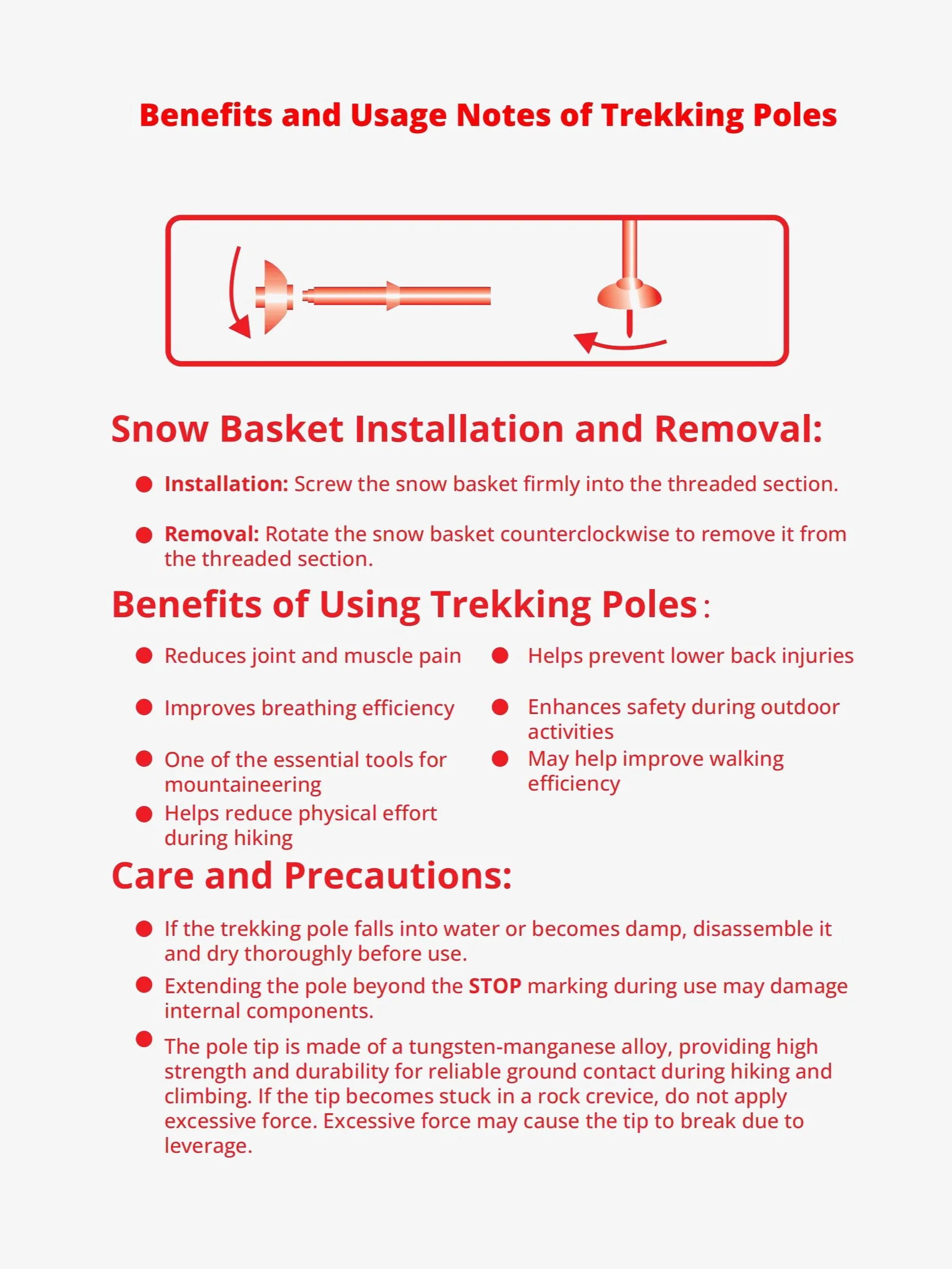 Collapsible Trekking Pole - Image 7
