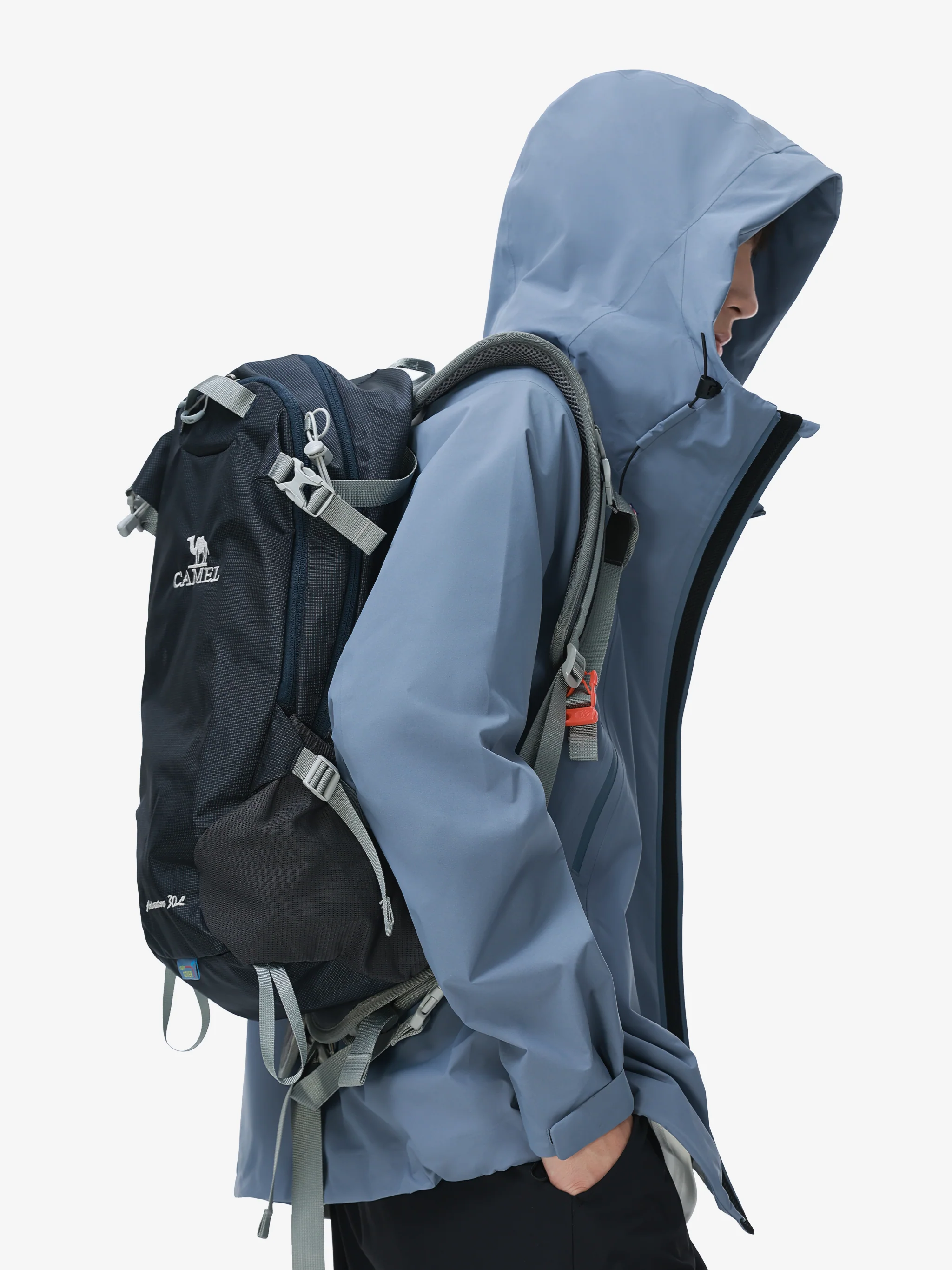 Men’s Interstellar Traverse Shell Jacket Chest Pockets - Image 4