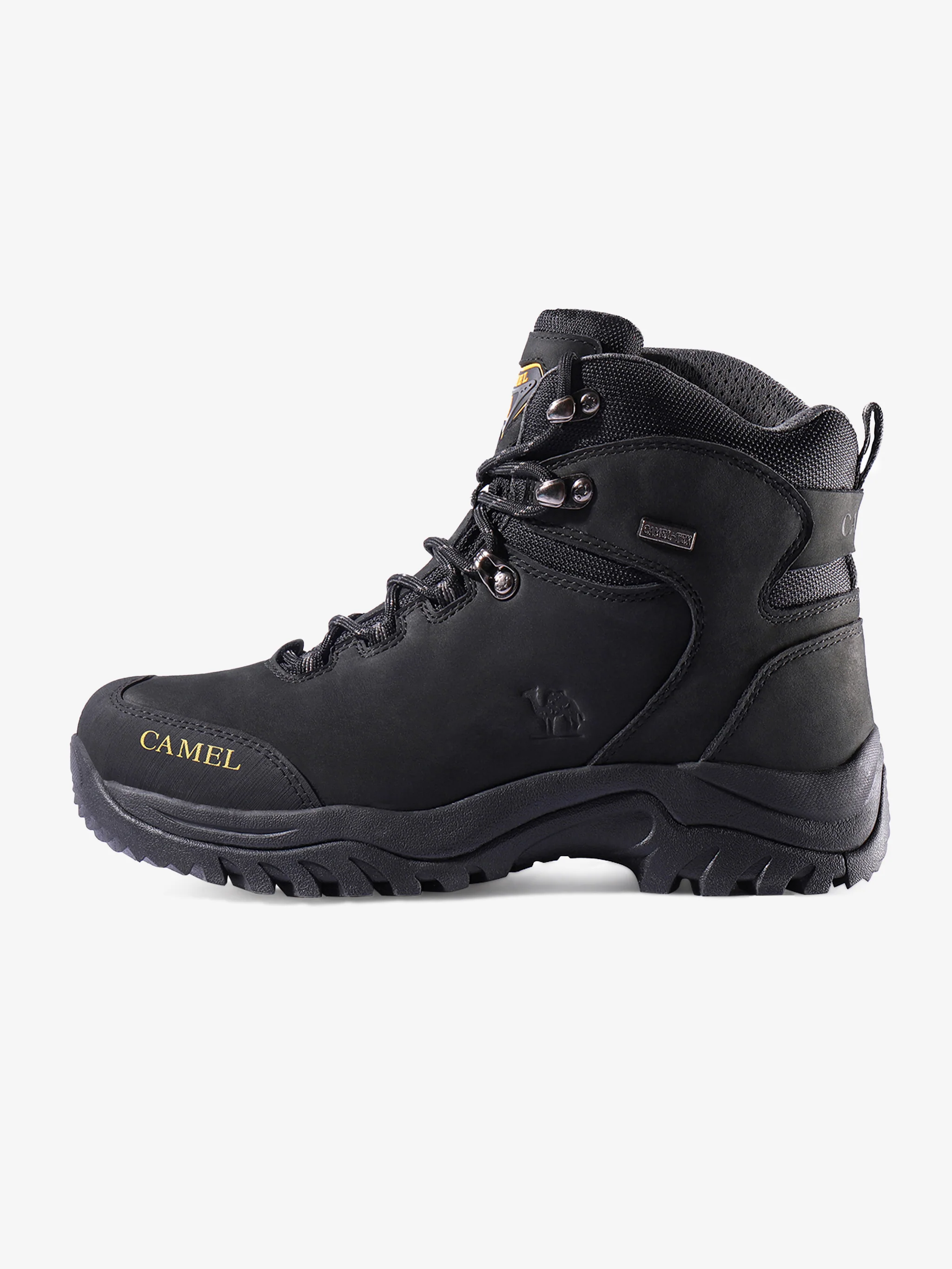 Men's Leather Ankle-High Hiking Boots - Image 8
