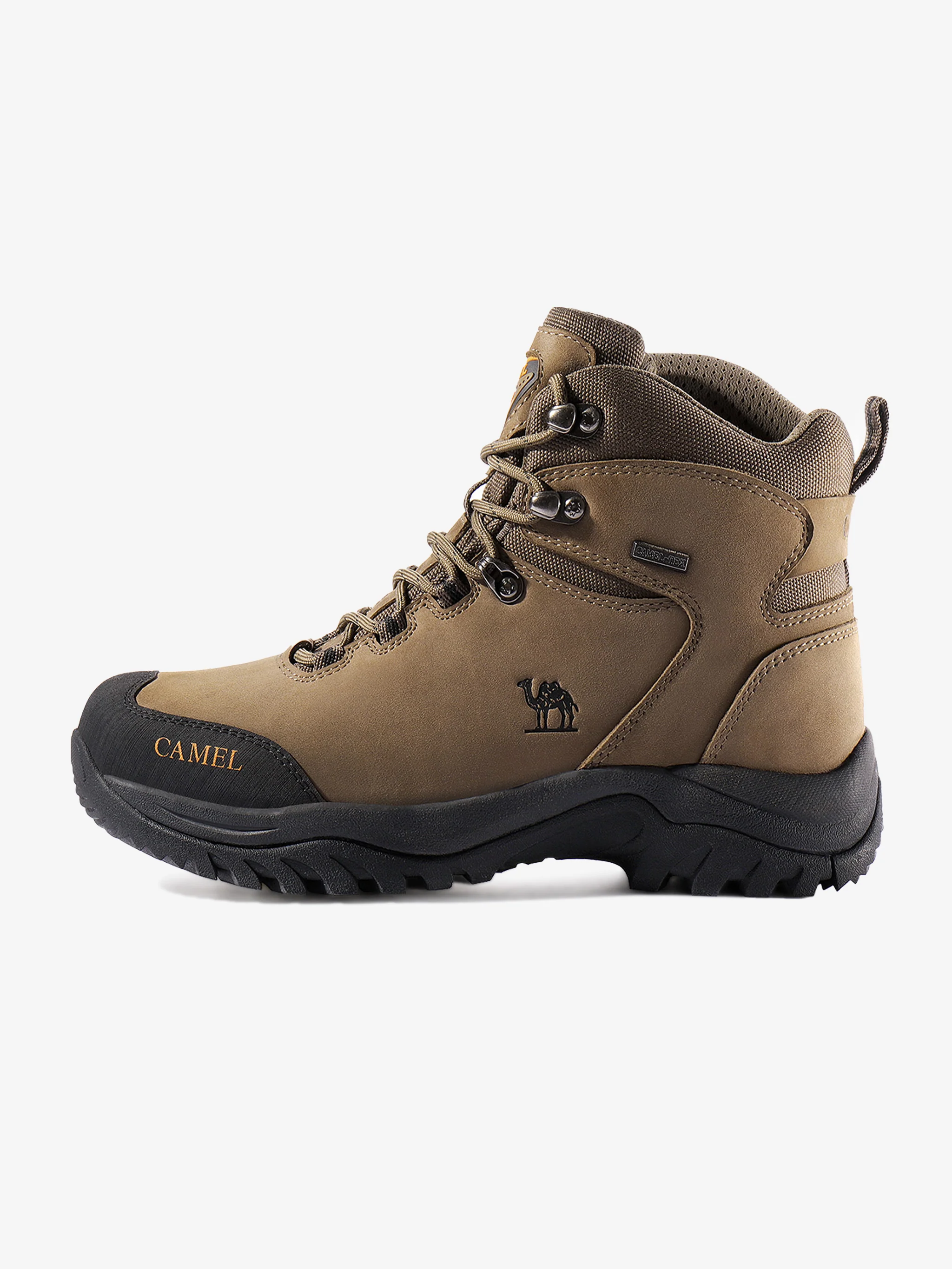Men's Leather Ankle-High Hiking Boots - Image 9