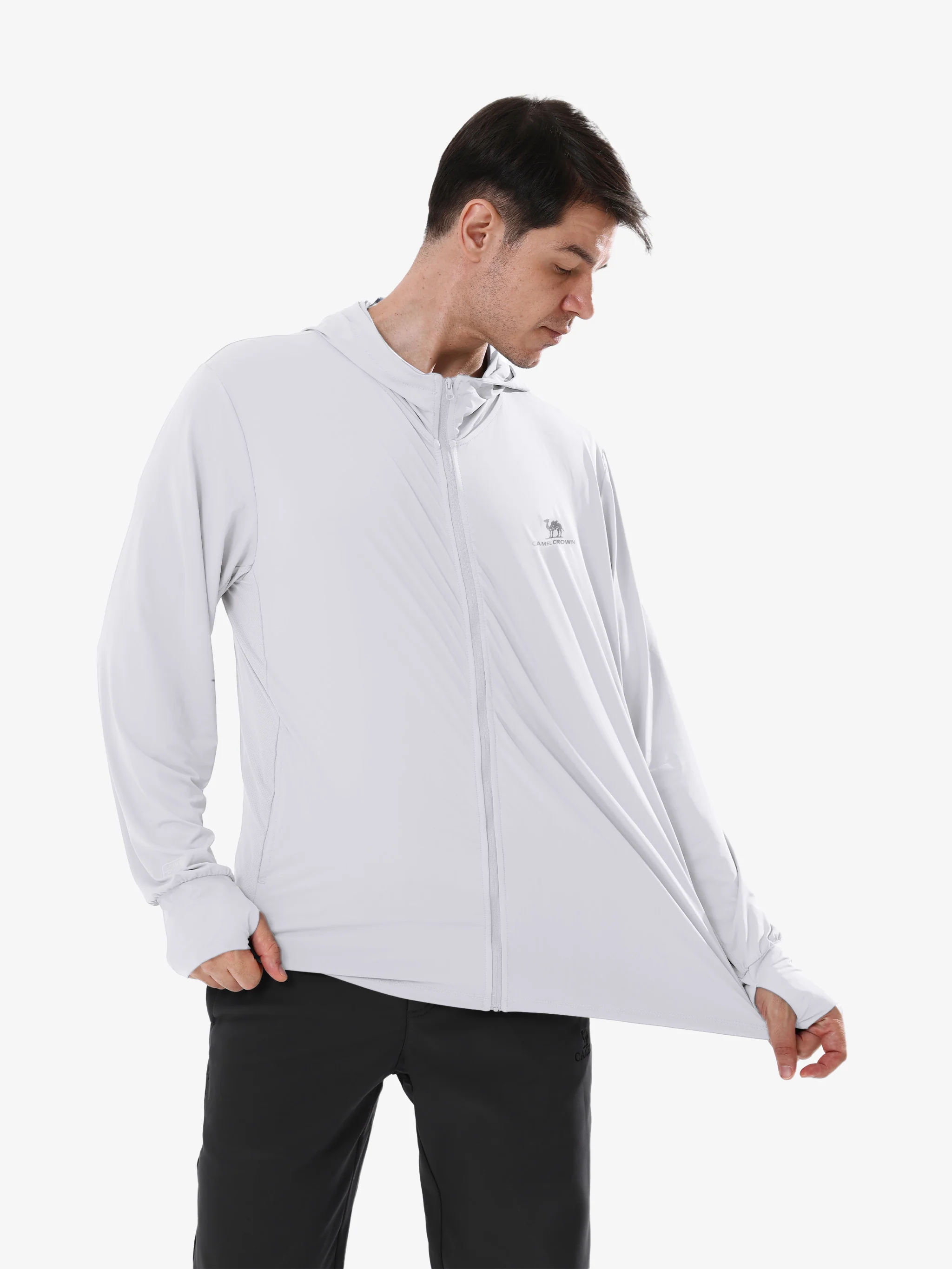 Men's UPF 50+ Hooded Sun Jacket - Image 4