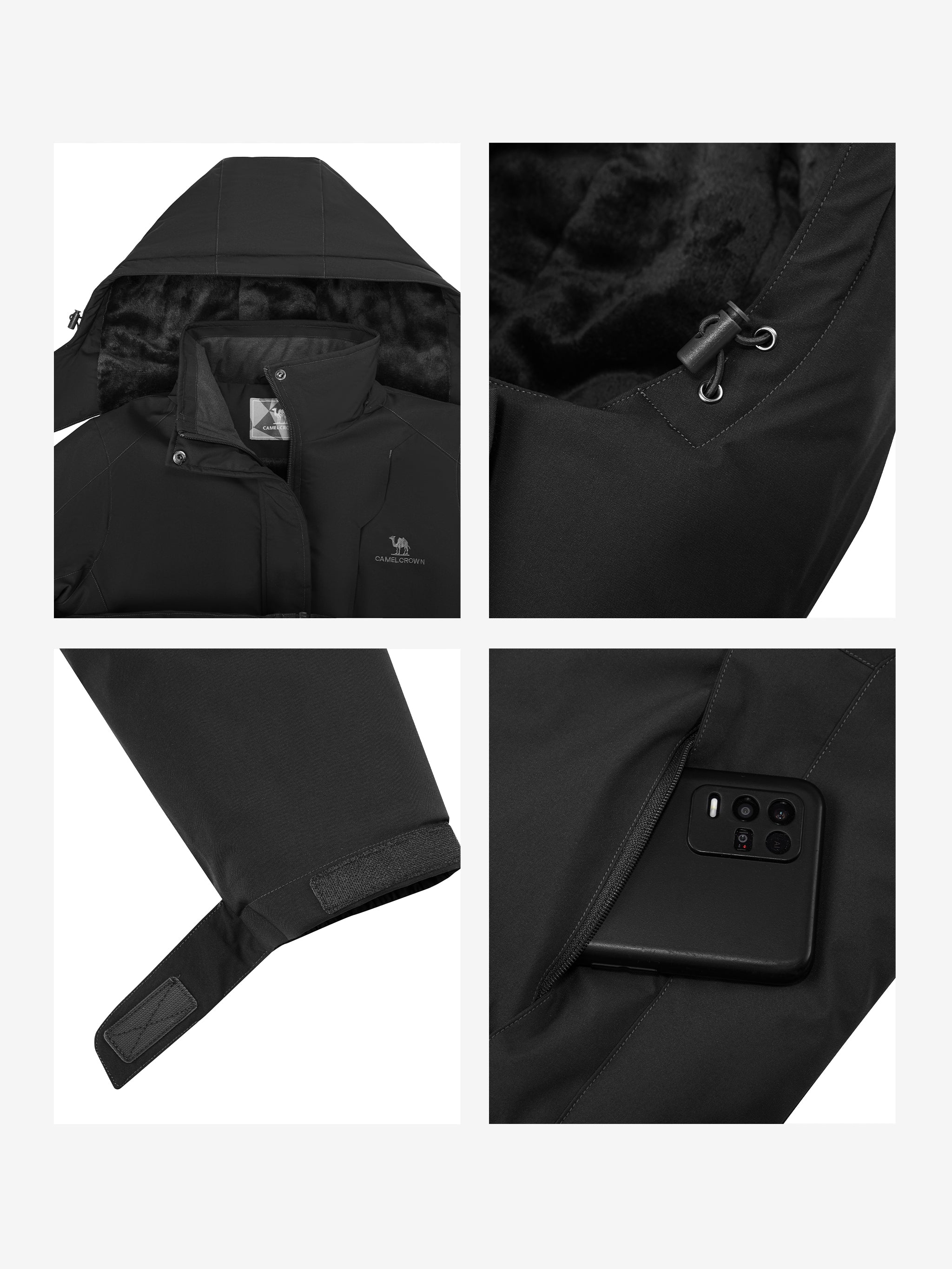 Women’s Urban Edge Fleece Jacket Chest Pocket - Image 5