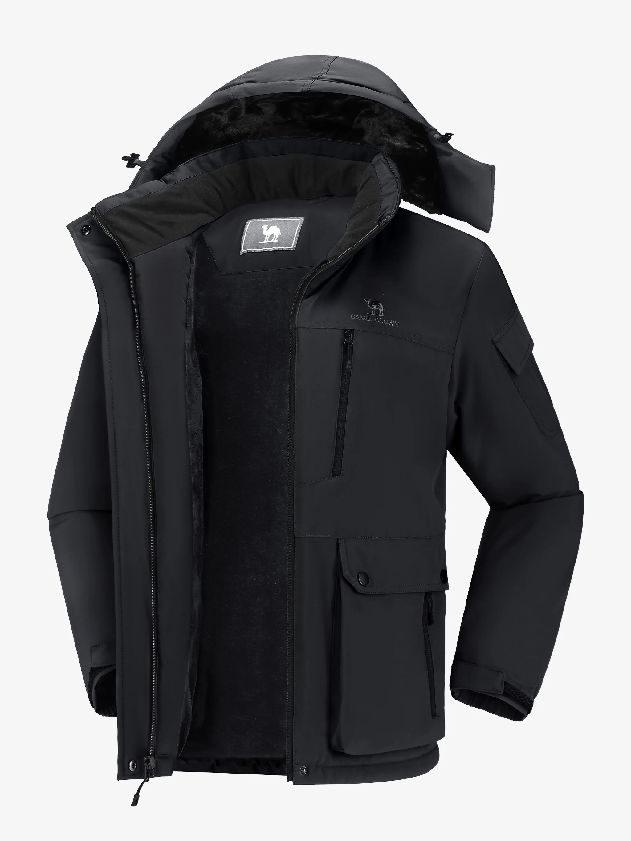 Women’s Urban Edge Fleece Jacket Flap pockets - Image 6