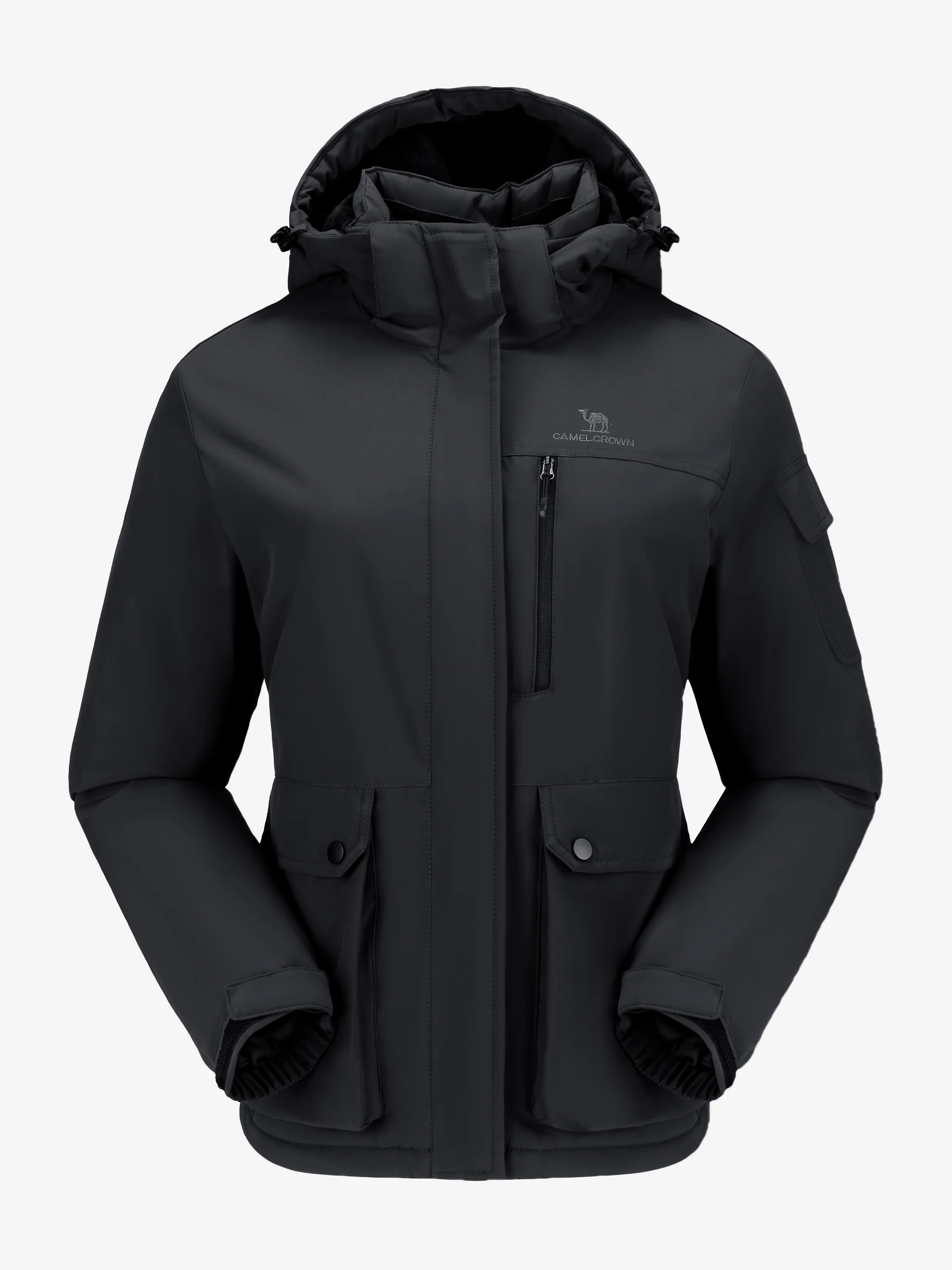 Women’s Urban Edge Fleece Jacket Flap pockets - Image 7
